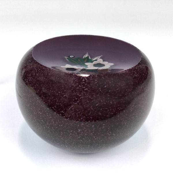 Purple Overlay Butterfly Paperweight